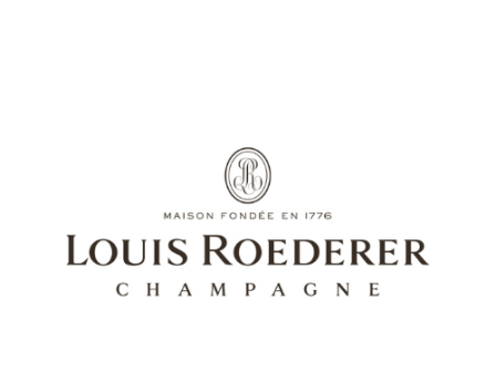 The image displays the logo of Louis Roederer Champagne, featuring the company's emblem and the text "MAISON FONDÉE EN 1776" beneath it.