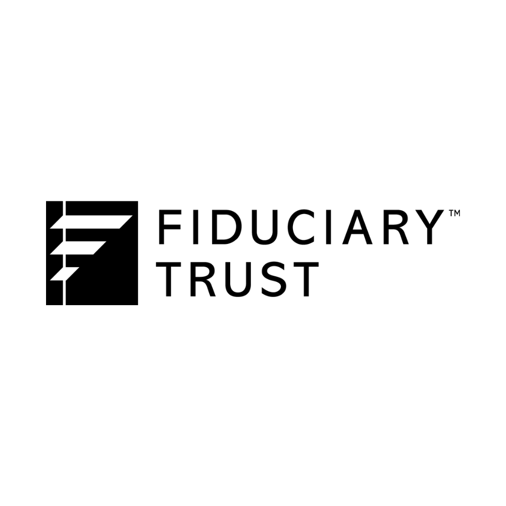 Fiduciary trust logo: a black square with white diagonal lines next to the text &ldquo;FIDUCIARY TRUST.&rdquo;