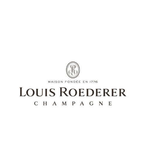 Logo of Louis Roederer Champagne: elegant text with a crest, &ldquo;MAISON FOND&Eacute;E EN 1776&rdquo; and &ldquo;CHAMPAGNE&rdquo; beneath. Top it at 140 characters, always ending the sentence.